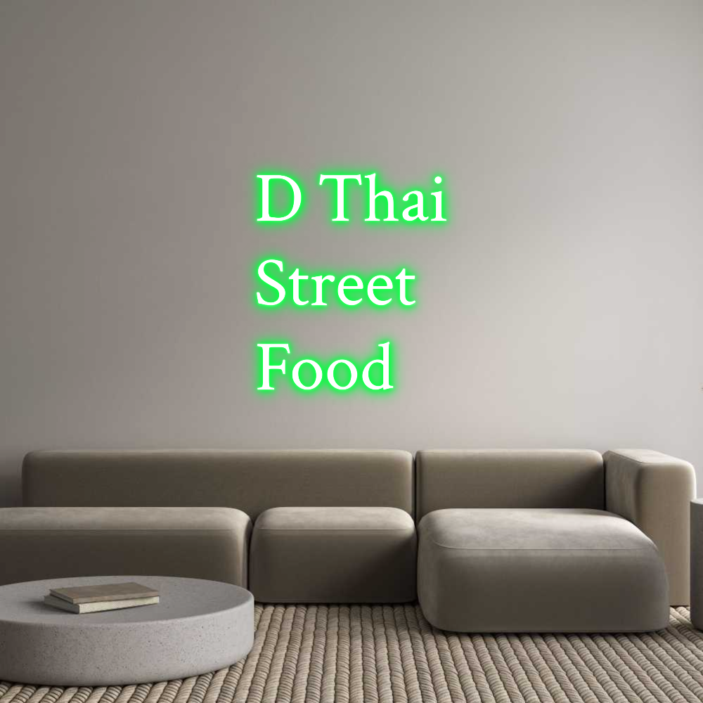 Custom Neon Text- D Thai
Stree...