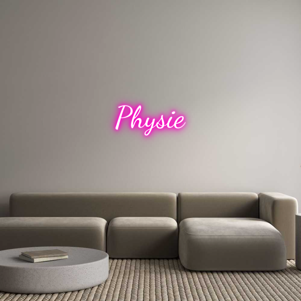 Custom Neon Text- Physie