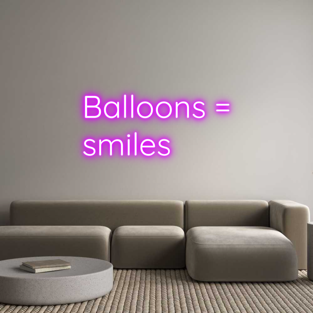 Custom Neon Text- Balloons =
s...