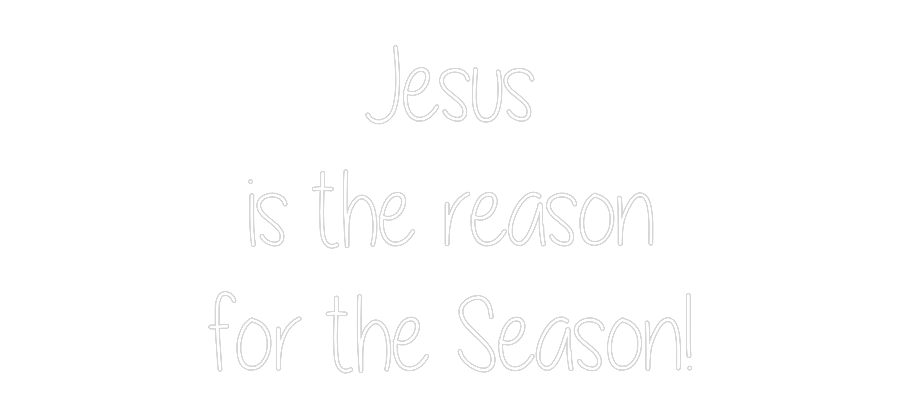 Custom Neon Text- Jesus
 is th...