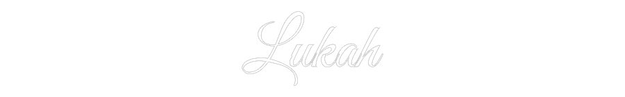 Custom Neon Text- Lukah