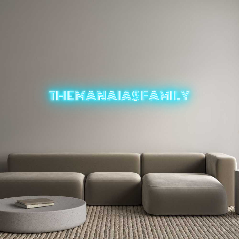 Custom Neon Text- THE MANAIAS F...