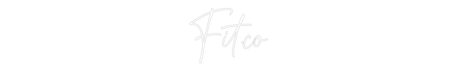 Custom Neon Text- Fit.co