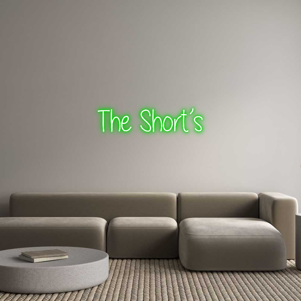 Custom Neon Text - The Short’s