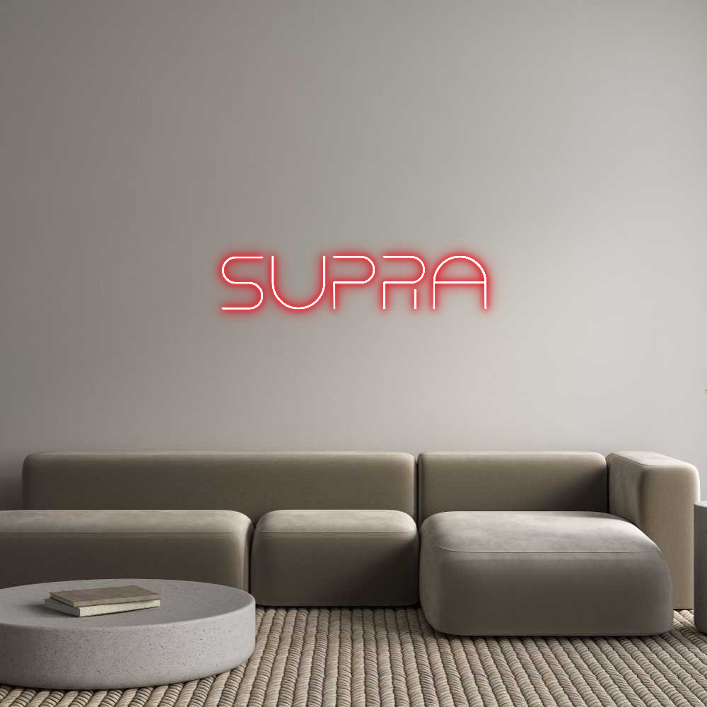 Custom Neon Text- Supra