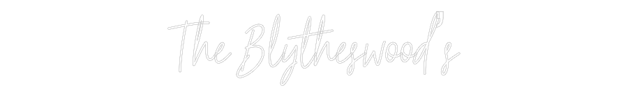 Custom Neon Text- The Blytheswo...