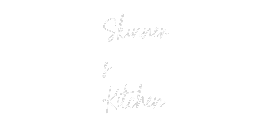 Custom Neon Text- Skinner
s
K...