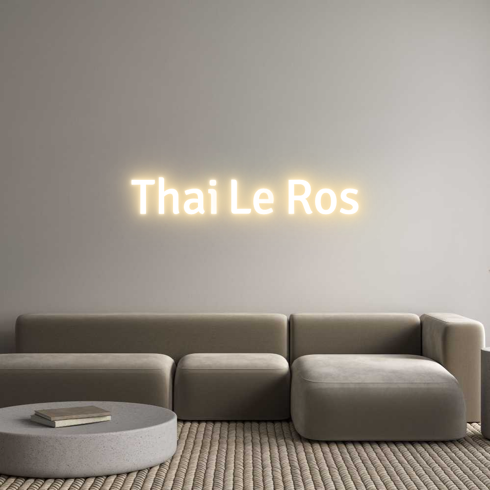 Custom Neon Text- Thai Le Ros