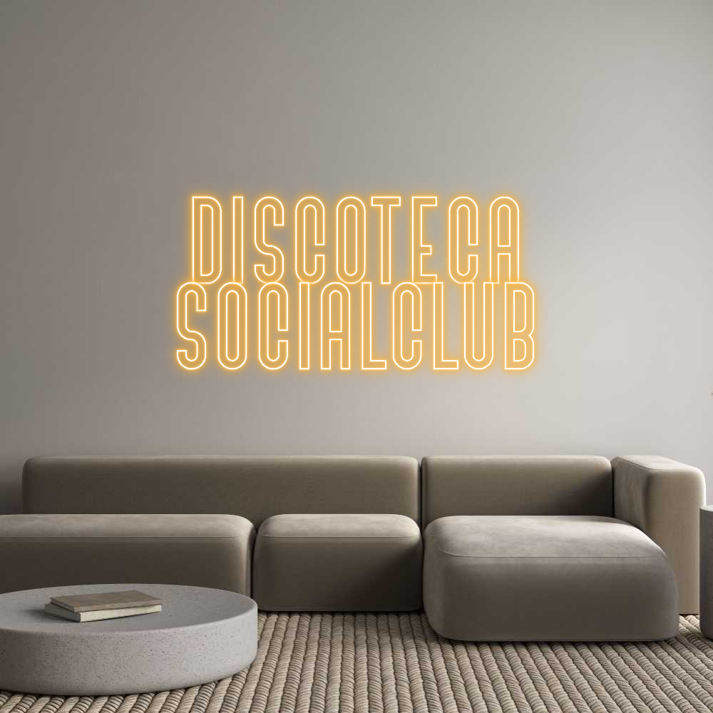 Custom Neon Text- DISCOTECA
SO...