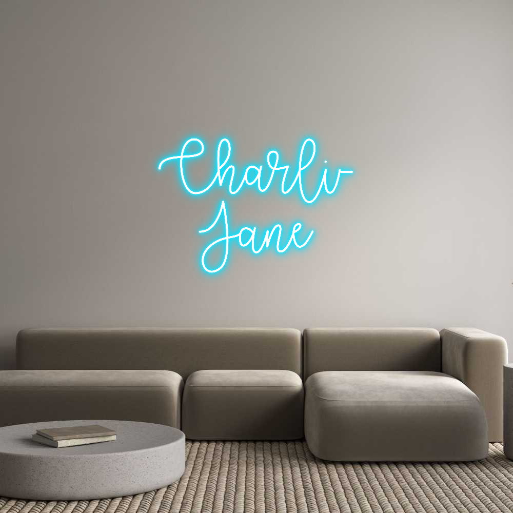 Custom Neon Text- Charli-
Jane