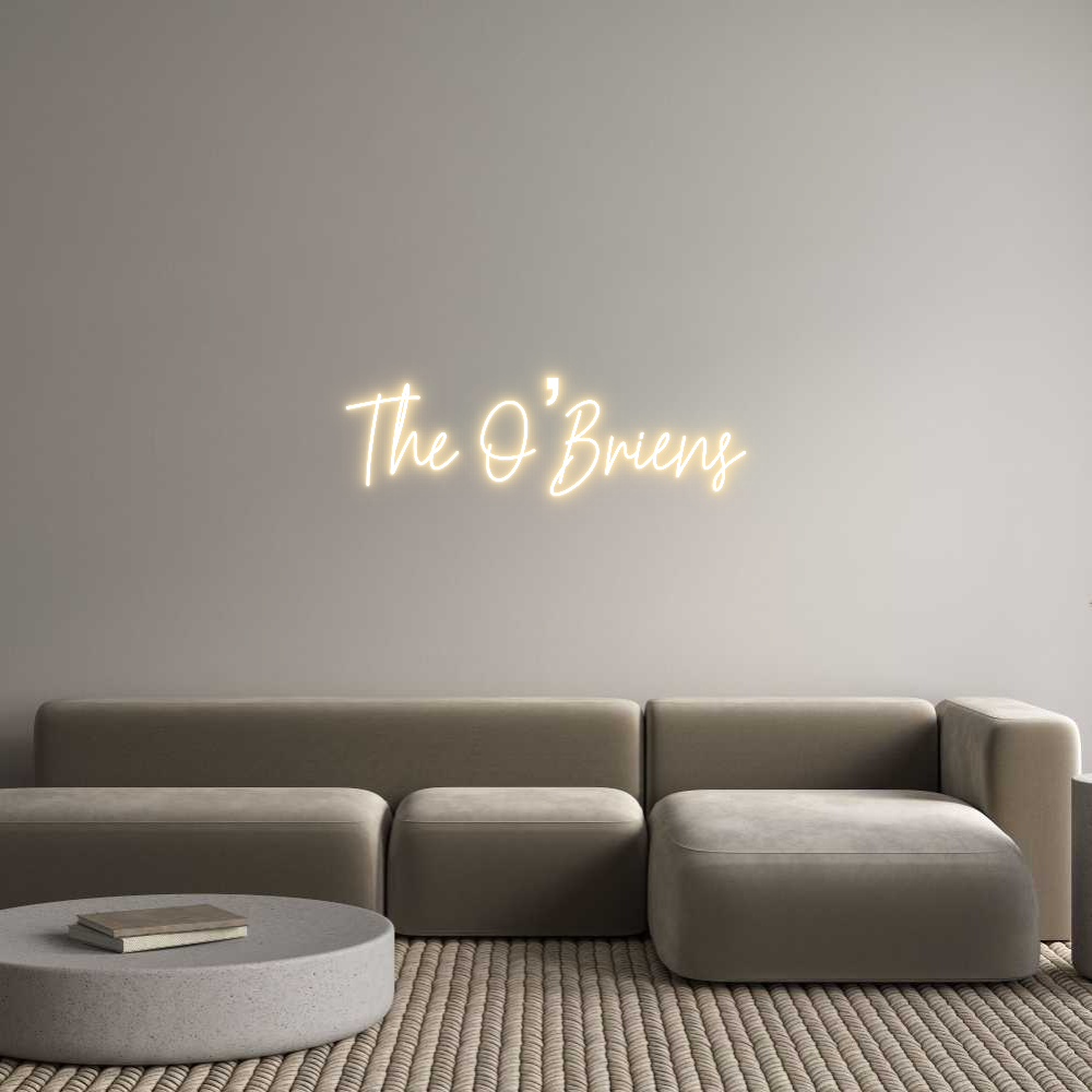 Custom Neon Text- The O’Briens