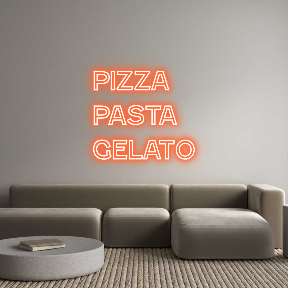 Custom Neon Text - Pizza
Pasta
...