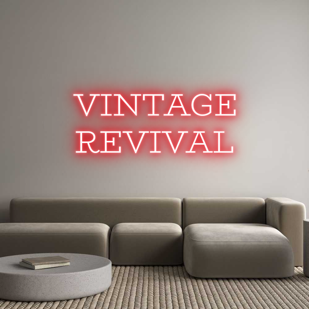 Custom Neon Text- VINTAGE
REVI...