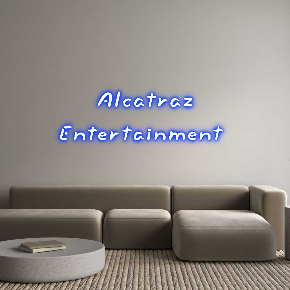 Custom Neon Text- Alcatraz
Ent...