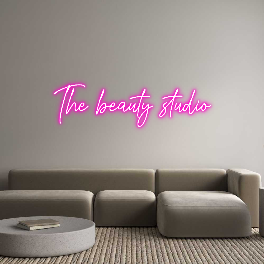 Custom Neon Text- The beauty st...