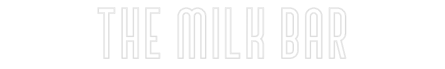 Custom Neon Text- THE MILK BAR