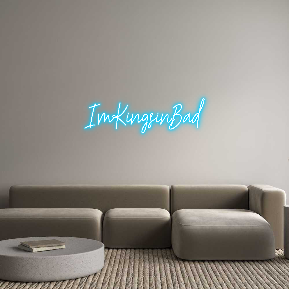 Custom Neon Text - ImKingsinBad