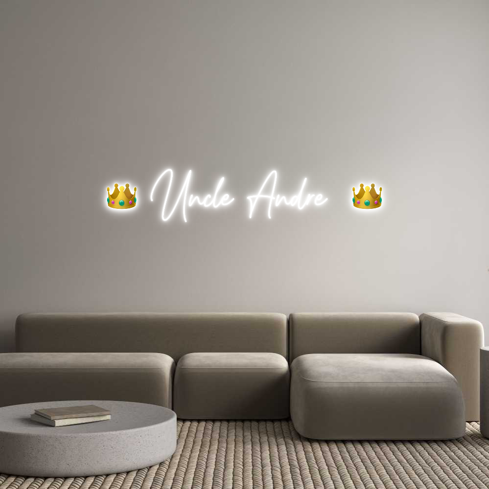 Custom Neon Text- 👑 Uncle Andr...