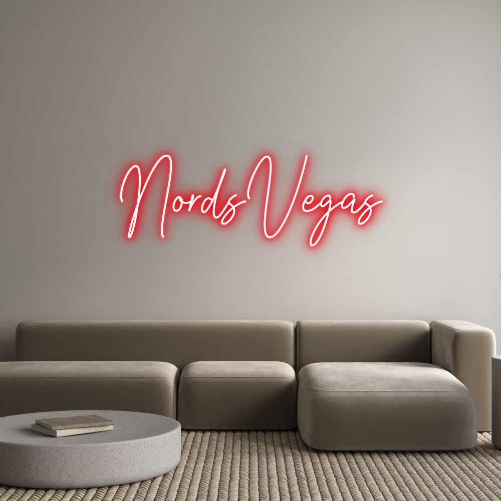 Custom Neon Text- NordsVegas