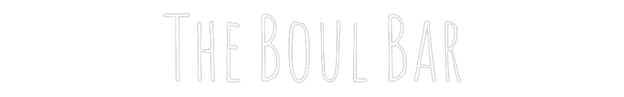 Custom Neon Text- The Boul Bar