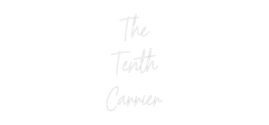 Custom Neon Text - The
Tenth
C...