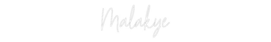 Custom Neon Text- Malakye