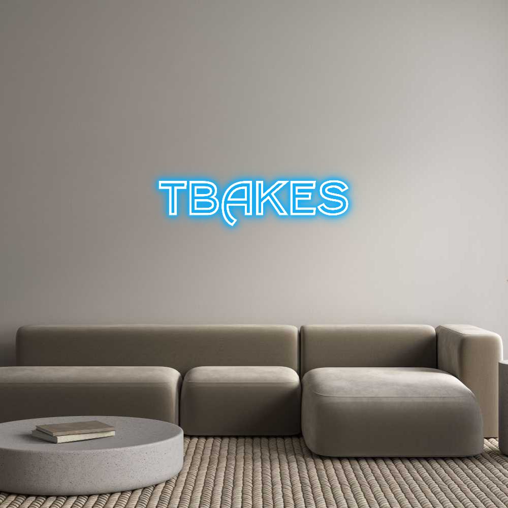 Custom Neon Text- TBAKES