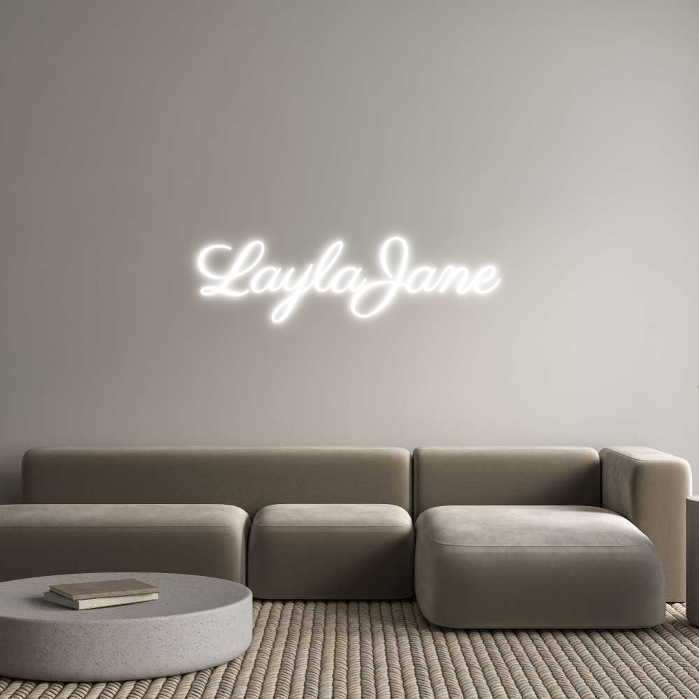 Custom Neon Text- LaylaJane