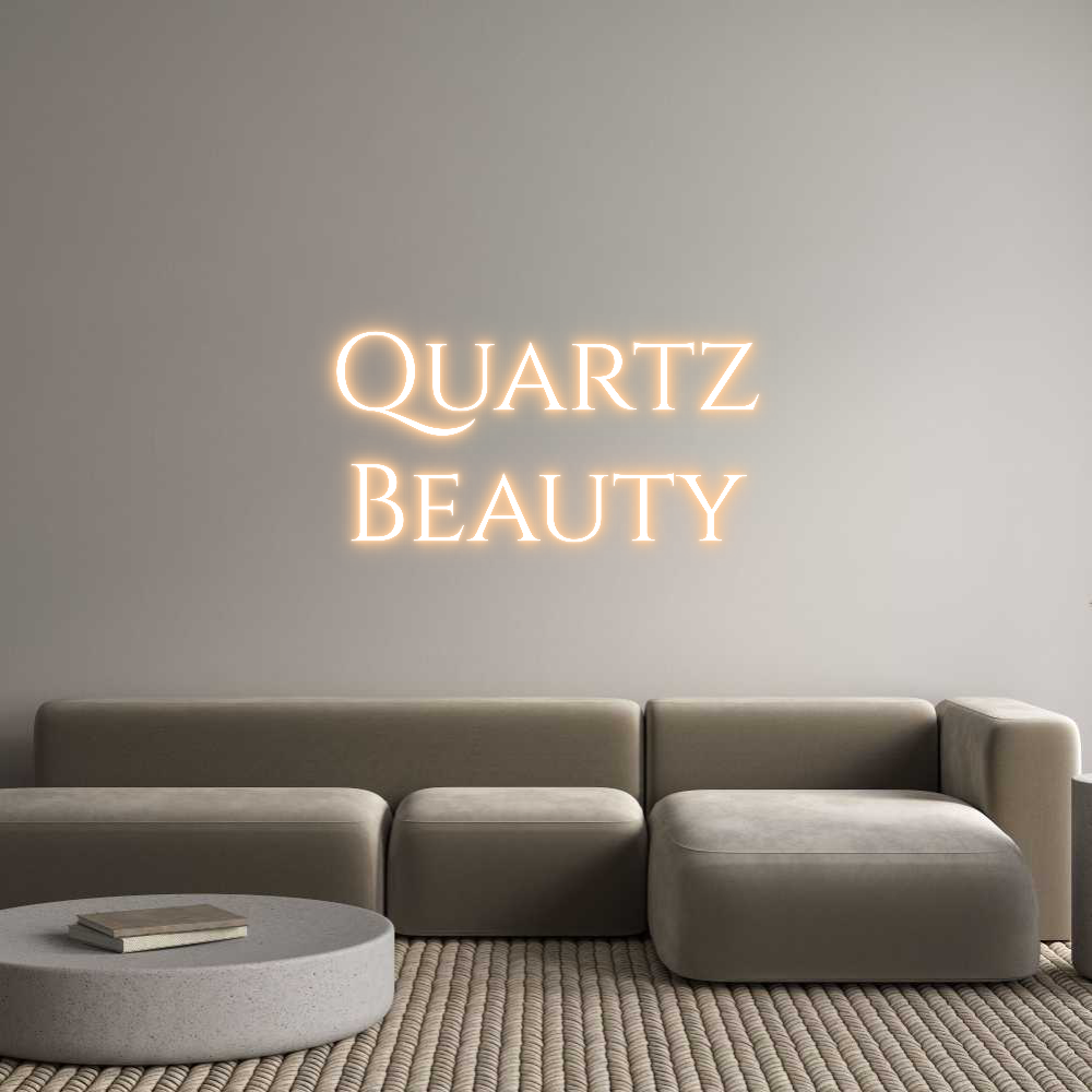 Custom Neon Text -  Quartz 
Bea...