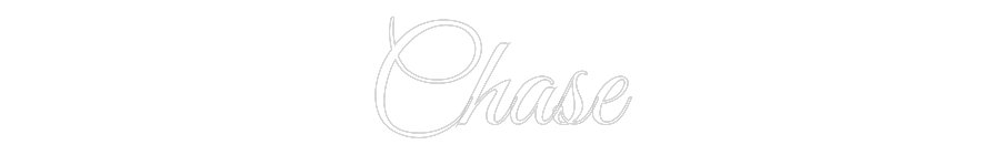 Custom Neon Text- Chase