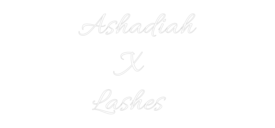 Custom Neon Text- Ashadiah
   ...