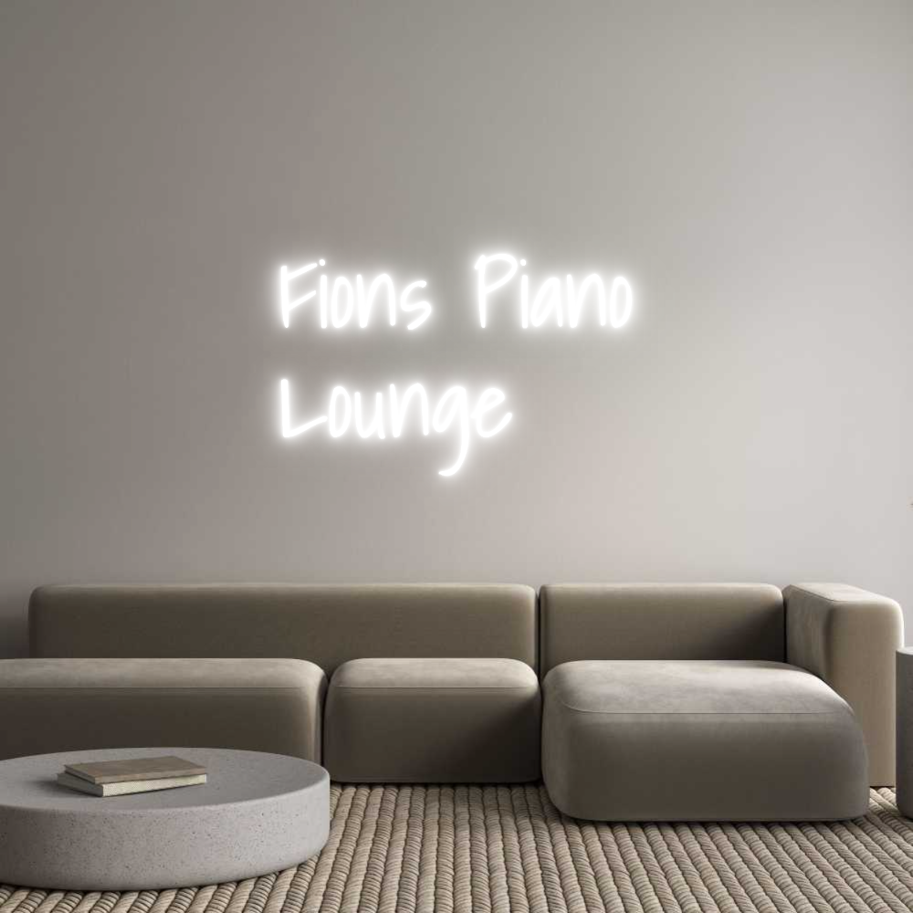 Custom Neon Text - Fions Piano
...