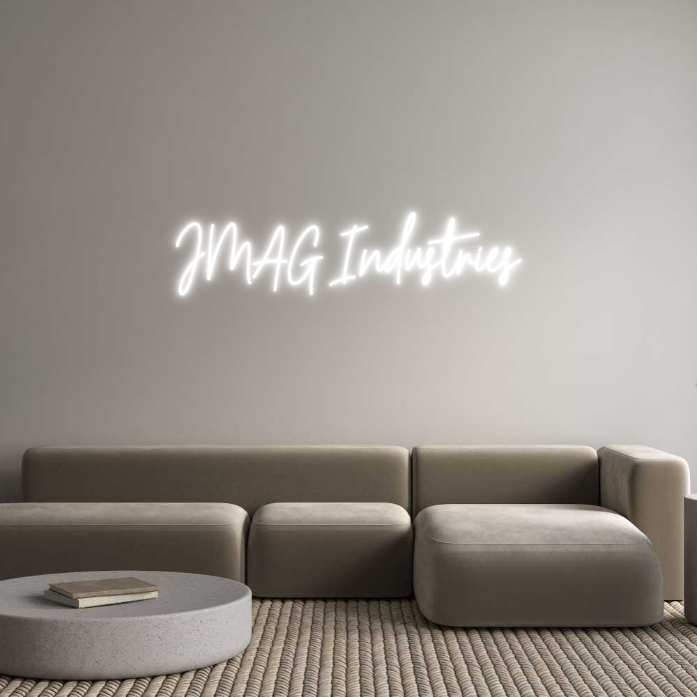 Custom Neon Text - JMAG Industri...