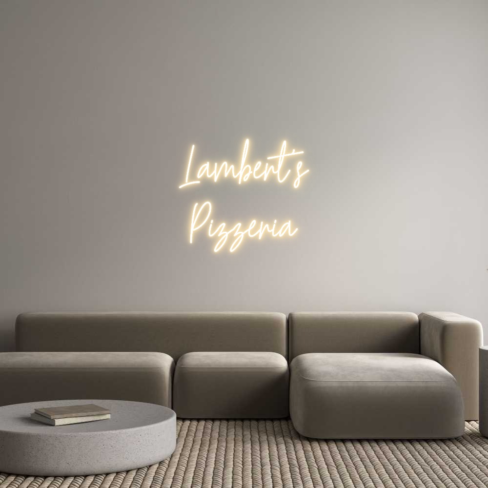 Custom Neon Text- Lambert's
Pi...