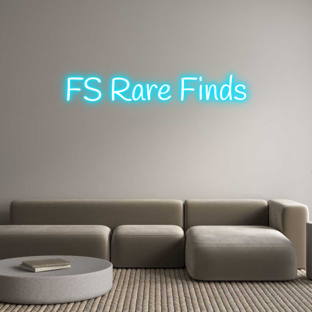 Custom Neon Text- FS Rare Finds...