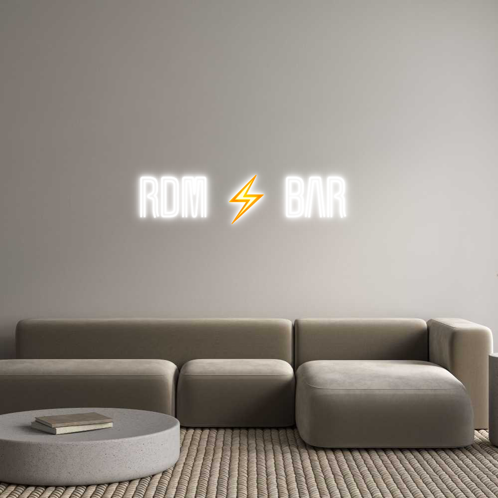 Custom Neon Text - RDM ⚡️ BAR