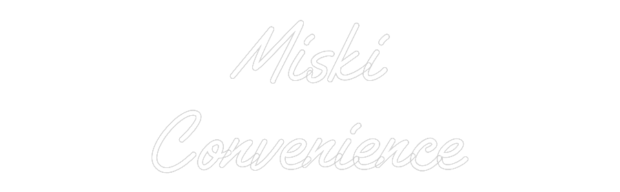 Custom Neon Text - Miski
Conven...