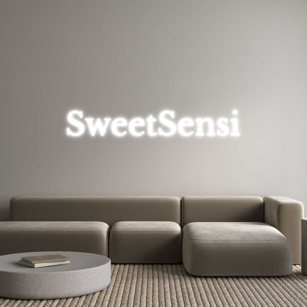 Custom Neon Text - SweetSensi