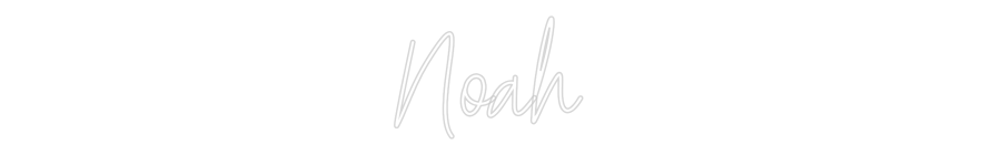 Custom Neon Text- Noah