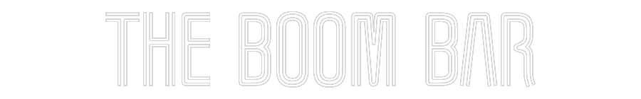 Custom Neon Text- The Boom Bar