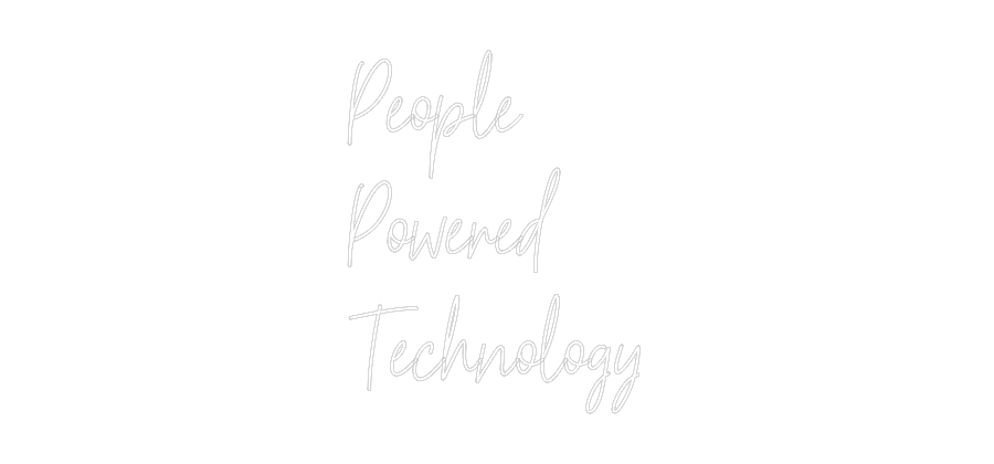 Custom Neon Text- People
Power...