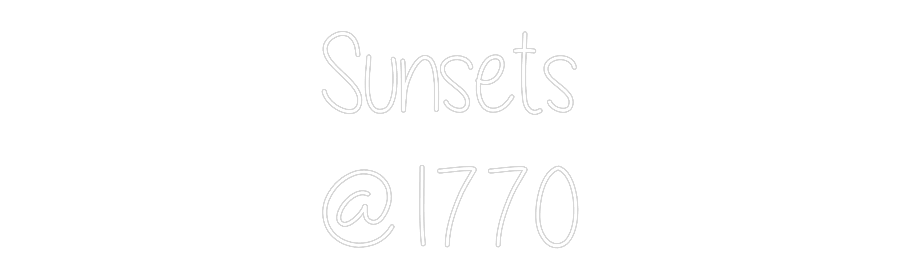 Custom Neon Text- Sunsets
@1770