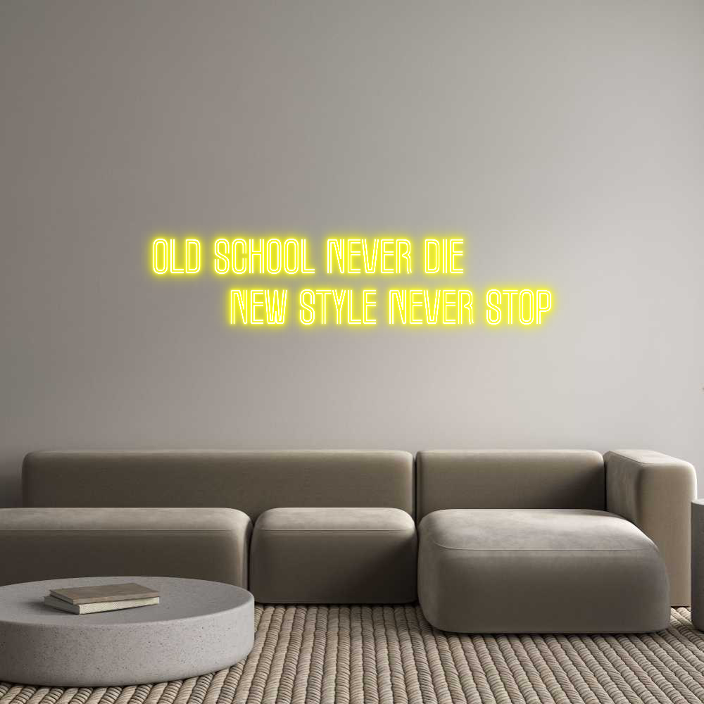 Custom Neon Text - Old School Ne...