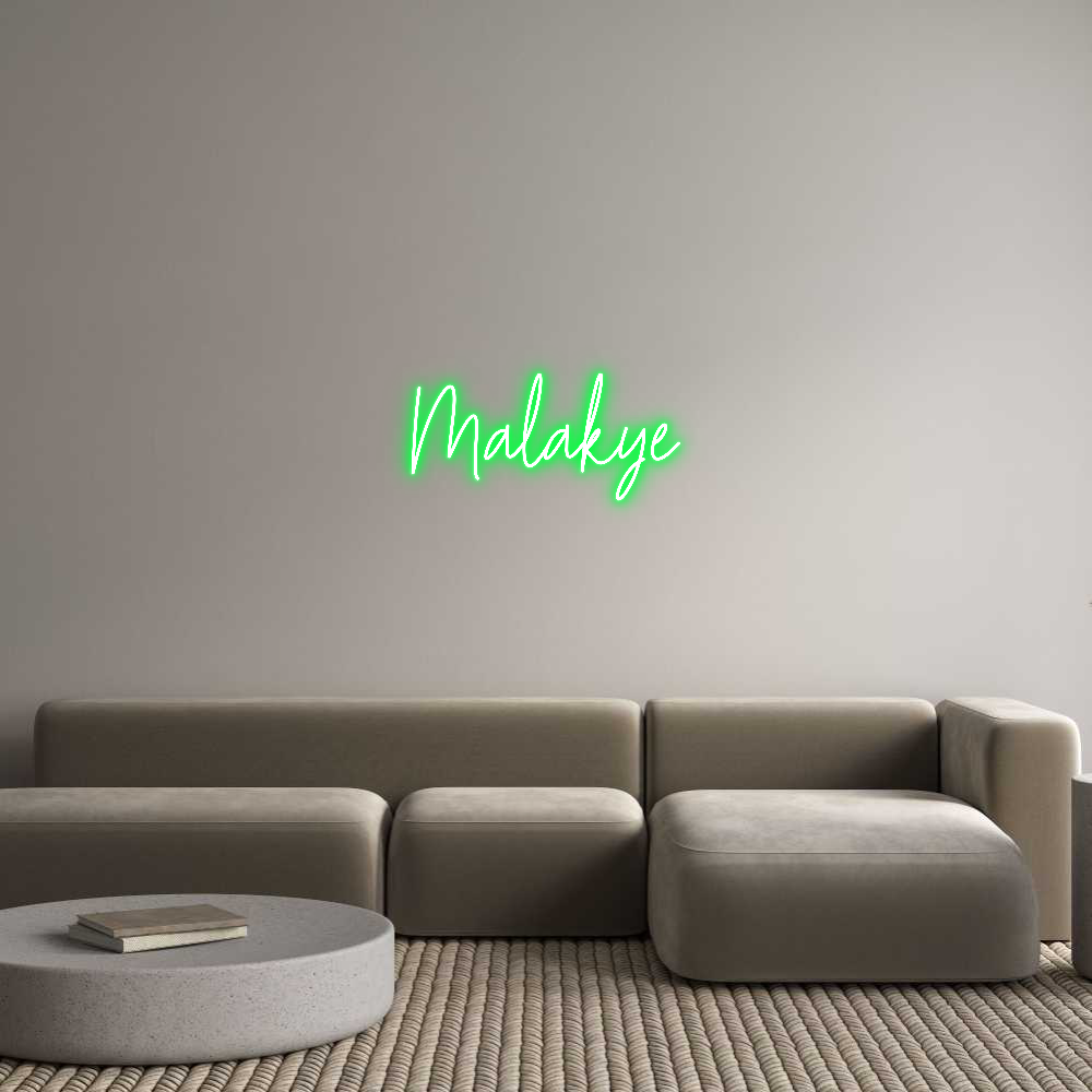 Custom Neon Text- Malakye