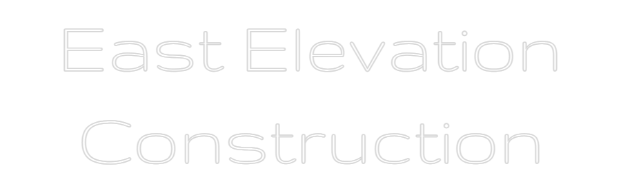 Custom Neon Text - East Elevatio...