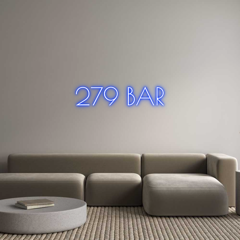 Custom Neon Text- 279 BAR