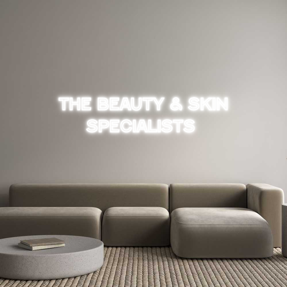 Custom Neon Text - The beauty & ...