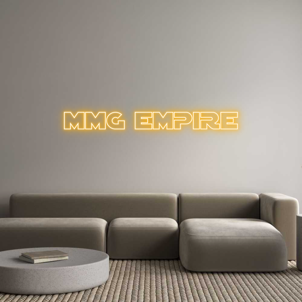 Custom Neon Text- MMG EMPIRE