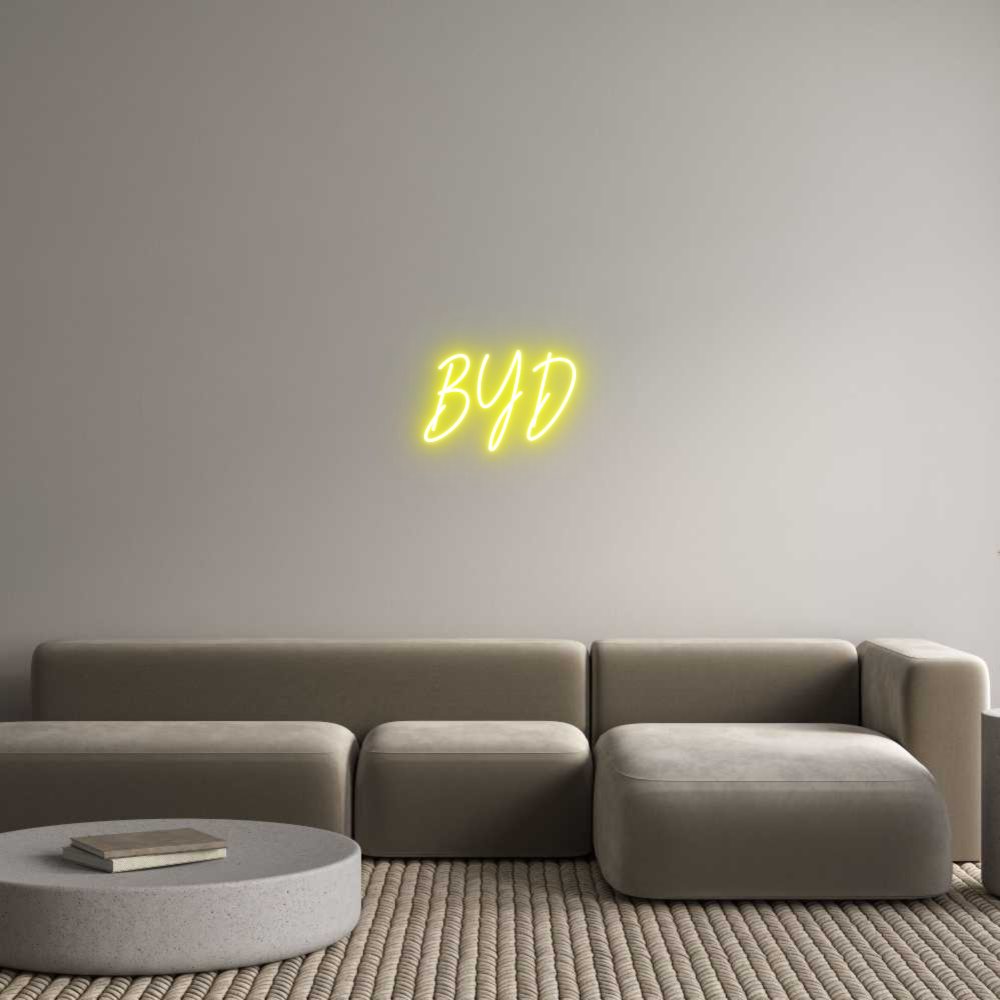 Custom Neon Text- BYD