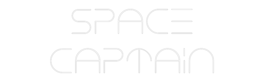 Custom Neon Text - Space
Captain